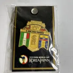 2002 FIFA World Cup イタリアvs エクアドル　ピンバッジのサムネイル