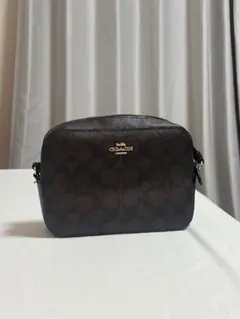 COACH ダークブラウン ショルダーバッグ