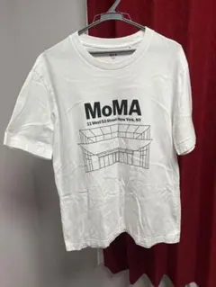 ユニクロ　MoMA ホワイト Tシャツ Lサイズ