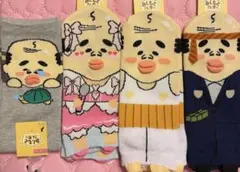 あしもとさん家　おもしろ家族　 ソックス　靴下 4種のサムネイル