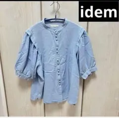 idem 水色　フリーサイズ　ブラウスのサムネイル