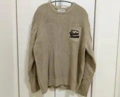 美品　ロデオクラウンズ　ケーブルロゴニット