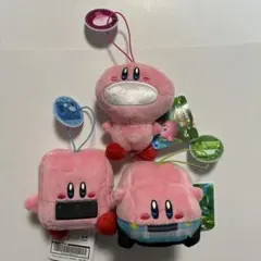 星のカービィ ディスカバリー ほおばりヘンケイマスコット 全3種コンプリート ①