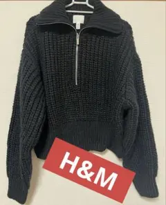 ハーフジップセーター ニット