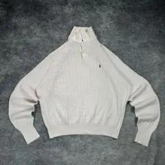 ラルフローレン/ハイネック/ケーブル/ニット/古着/セーター/ゴルフ/A179