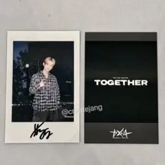 TXT 直筆サイン　ポスター TOMORROW X TOGETHER - 【当選非売品】TXT TEMPTATION 直筆