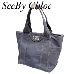 未使用　シーバイクロエ　Chloe トートバッグ　デニム
