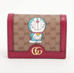 付属品完備　✨極美品✨　グッチ×ドラえもん 二つ折り財布 GGマーモント