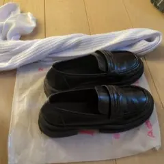 黒 ローファー　24.5cm
