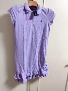 Ralph Lauren フリル付きポロシャツワンピース 150cm