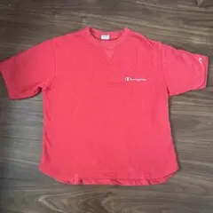 Champion レッド Tシャツ 半袖