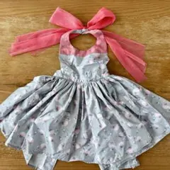 【MARLMARL】子供用お食事エプロン フラミンゴ