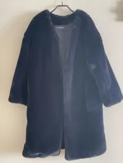 【値下げしました】JEANASIS ジーナシス　ファーコート　コート