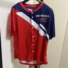 MIZUNO HONDA ベースボールシャツ 企業ロゴ 背番号 19番 ミズノ - メルカリ
