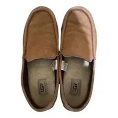 UGG アグ モカシン ローファー 27cm ブラウン ムートン スエード