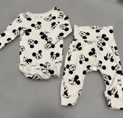 ディズニー　ロンパース　パンツセット