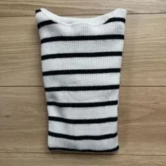 ユニクロ　リブタートルネックセーター　ボーダー　サイズＳ　used品