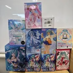 初音ミク　フィギュア　9件セット +マグカップ