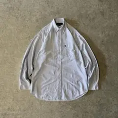 90s ラルフローレン ボタンダウンシャツ ストライプ柄 ピスネーム
