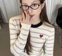 SHEIN ボーダーセーター