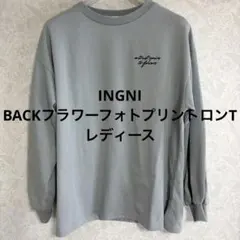 INGNI BACKフラワーフォトプリントロンT レディースのサムネイル