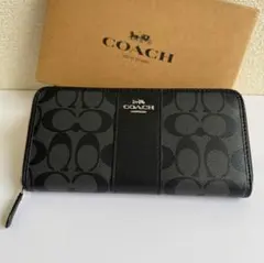 COACH CZ330 ロゴ長財布 ブラック 新品未使用 - メルカリ