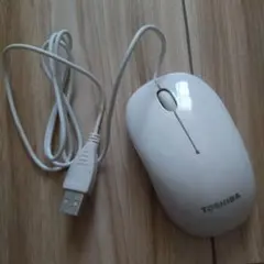 TOSHIBA USB有線マウス ホワイトのサムネイル