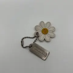 COACHコーチ デイジーフラワー キーホルダー バッグチャーム 巾着付き