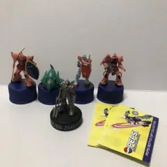 機動戦士ガンダム　ボトルキャップ等　5体セット　ザク　ジム　ゲルググ　エルメス