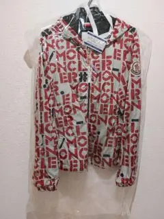 MONCLER ロゴプリント ナイロンジャケット