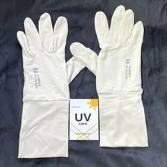 UVカット手袋 アームカバー UPF50+ ロング 指出し 滑り止めのサムネイル