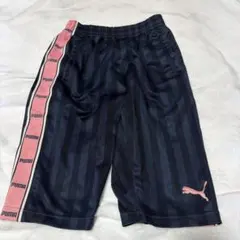 Puma ストライプ ショートパンツ ネイビー　ピンク