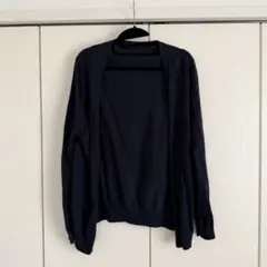 UNIQLO ダークネイビー 長袖カーディガンXL