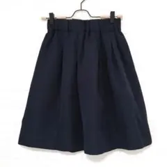 ｍ’ｓselec 織り柄模様膝丈スカート