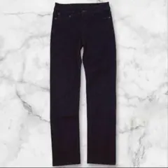 コムサモデルズ スキニーデニム パンツ（7）黒 細身 きれいめ カジュアルのサムネイル