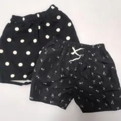 【LOWRYS FARM】キッズ＊ 柄ショートパンツ ２枚セット