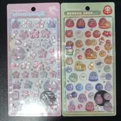 【正規品】ボンボンドロップシール　和柄　桜　だるま