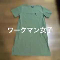 ワークマン女子　FieldCore 半袖 チュニック グリーン Lサイズのサムネイル