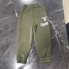 ロゴ入り長ズボン 120サイズ オリーブ