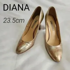 【DIANA 】ダイアナゴールド系 ハイヒールパンプス23.5cm結婚式