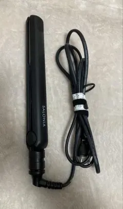 ★新年SALE【美品】SALONIA ストレートヘアアイロン　ブラック 24㎜