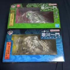 一番くじ 歌川一門 ラストワン フィギュア B賞ブランケット、おまけ