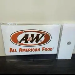 A&W ロゴ ステッカー