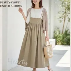 BEAUTY&YOUTH／バックホール キャミワンピース M 美品 23SS