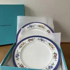 ティファニー　Tiffany & Co. プレート 2枚 フローラ　皿　18㎝のサムネイル