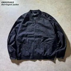ORIGINALSハリントンジャケット古着ブラック短丈CBOY当時物グランパコア