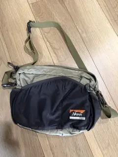 NANGA ショルダーバッグ　オリーブグリーン　テンプラサイクル