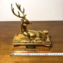 空瓶 EXTRA HINE COGNAC ハイン 鹿 金ボトル 金鹿