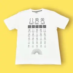 キューン 視力検査 Tシャツ CUNE ブッコロス うさぎ ウサギ レア メンズのサムネイル