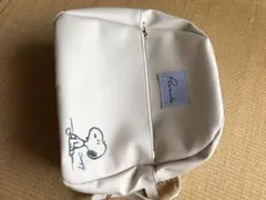 スヌーピー リュック クリーム色
